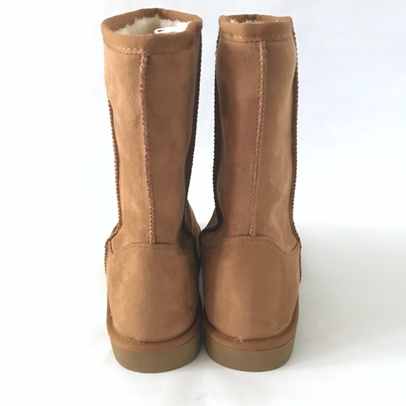 Arizona Jean Co. Starling Cognac Faux Suede Bootie - Picture 5 of 12